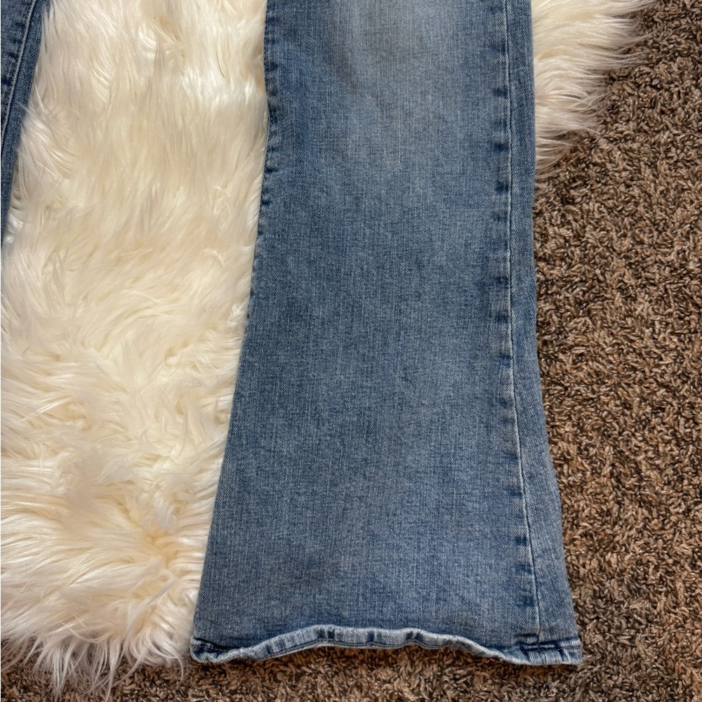 Gap Y2K low rise Classic Blue Flared Women's Jeans - Picture 3 of 9